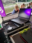DJ Arbeitsplatz auf Weser Schiff