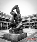 Skulptur auf dem Rathausplatz Bielefeld