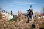 Kreisverkehr mit Elefant in der nähe von Stukenbrock